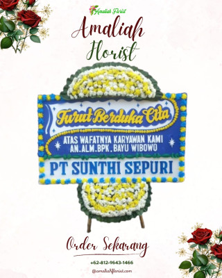 Papan Bunga Duka di Patoameme