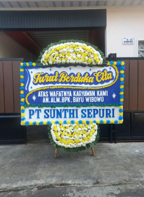 Papan Bunga Duka di Patoameme